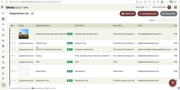 >UPIS - University Program Information System